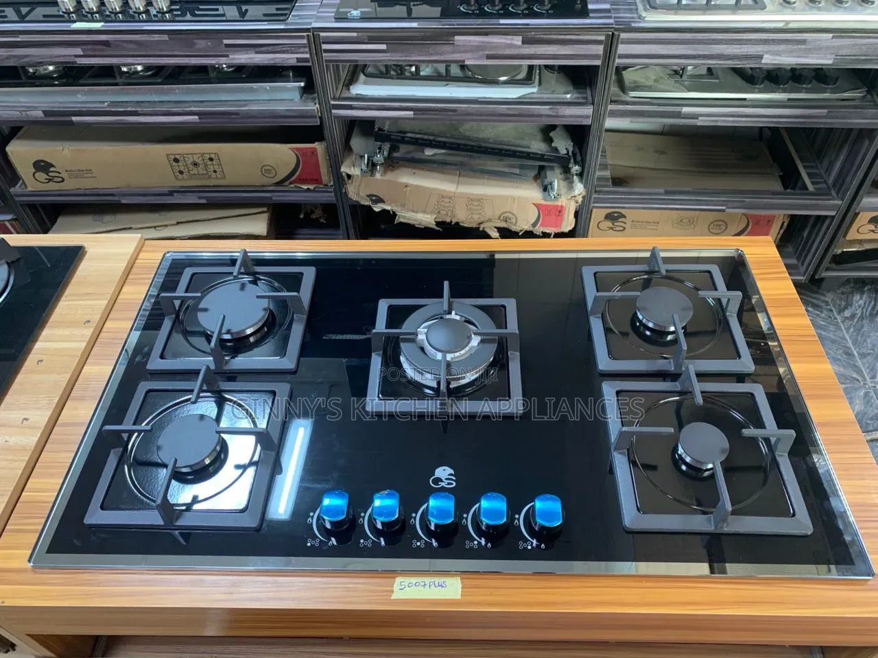 Gs Five Burners Gas Cooker