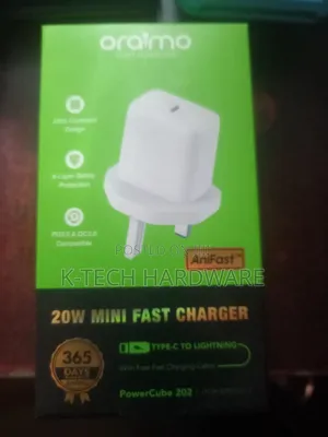20w Oraimo Type-C to Lightning Charger Power Cube 202