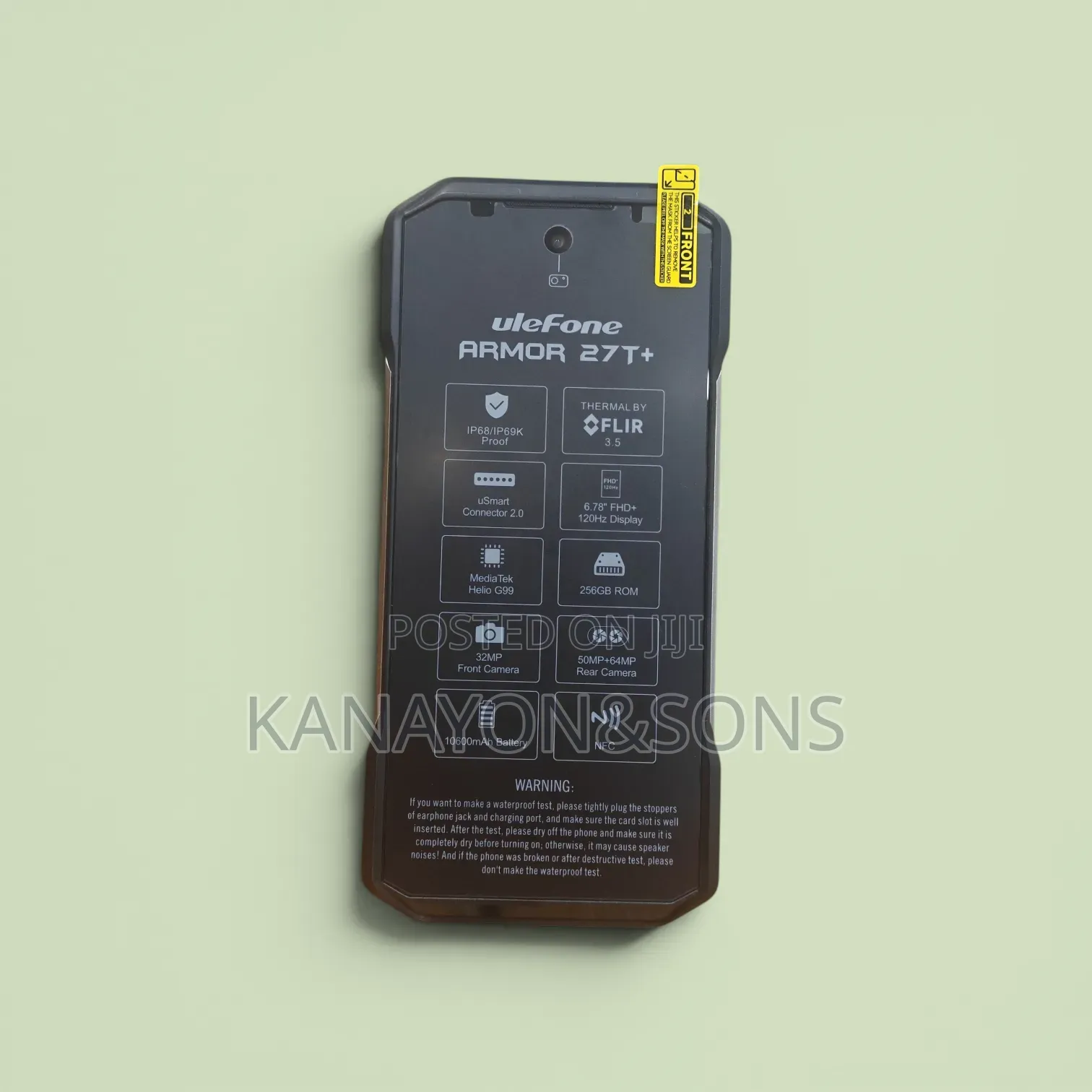 New Ulefone Armor 27T Pro 256 GB Black