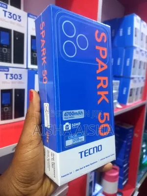 New Tecno Spark 50 128 GB Black