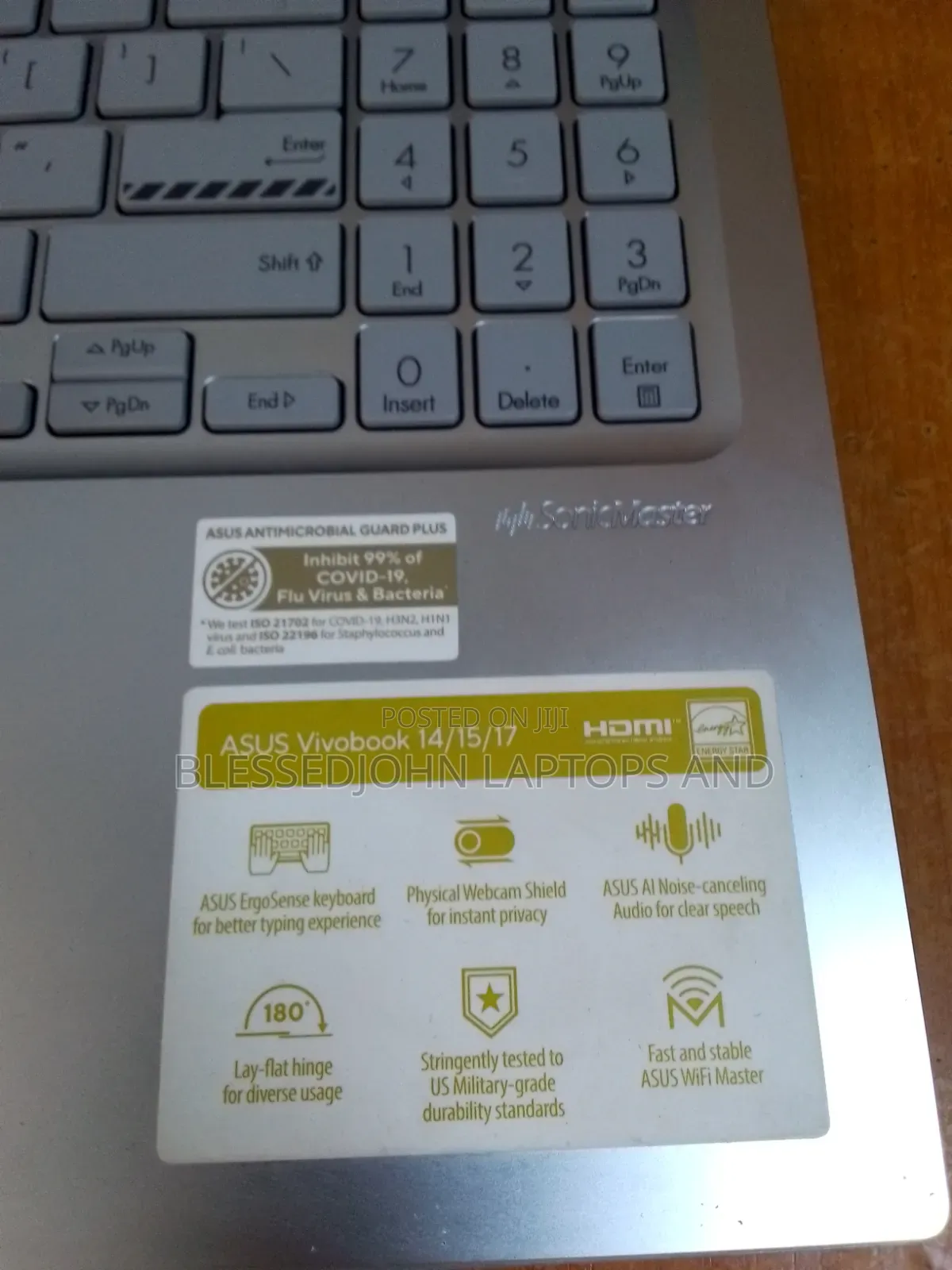 Laptop Asus 8GB Intel Core i7 SSD 256GB