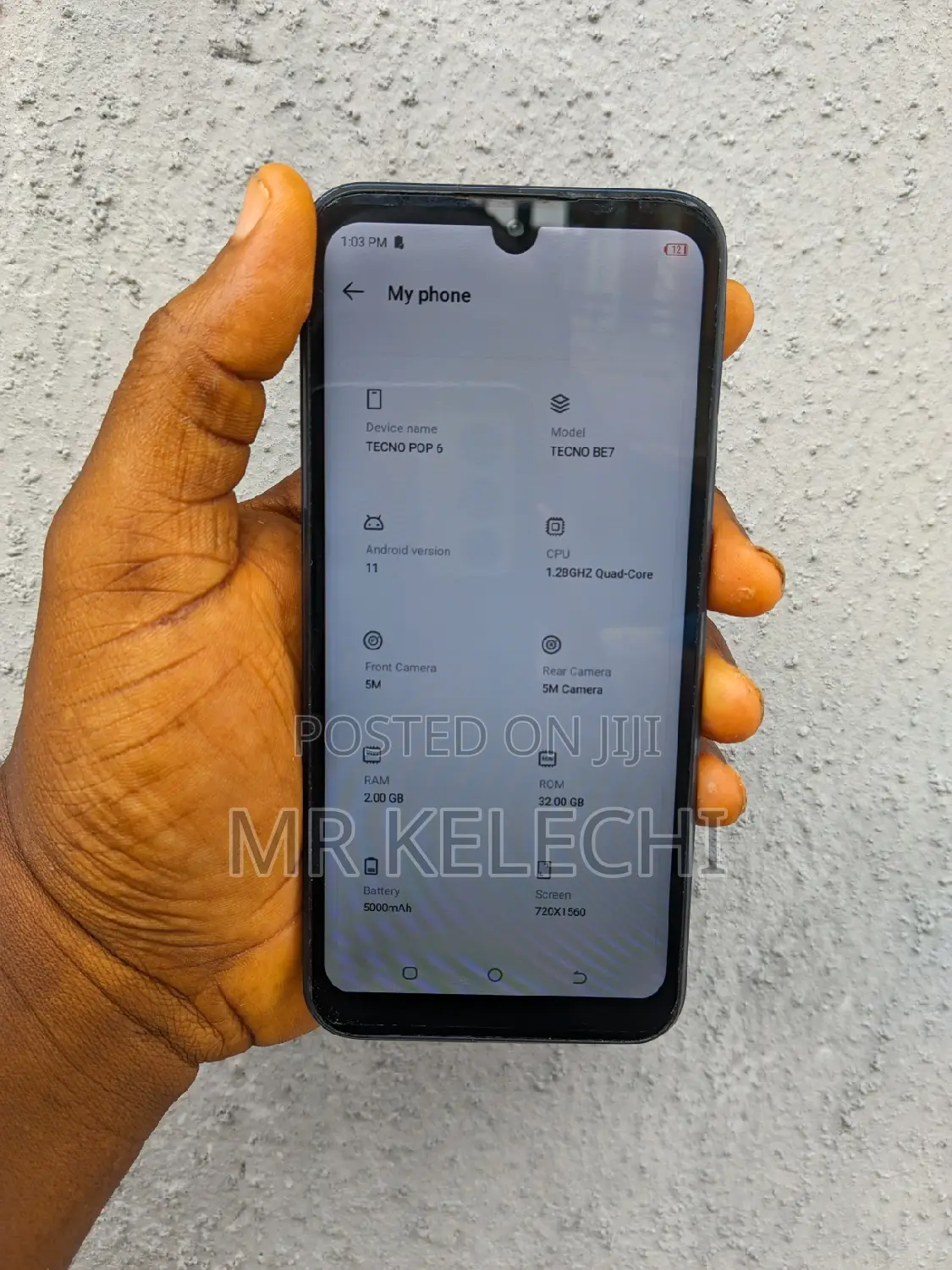 Tecno Pop 6 32 GB Blue
