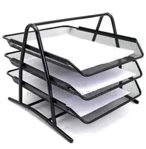 Document Tray Rack (3 Tier) - Office Files Organizer