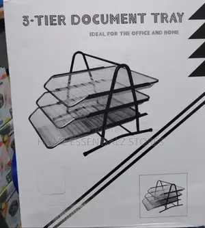 Document Tray Rack (3 Tier) - Office Files Organizer