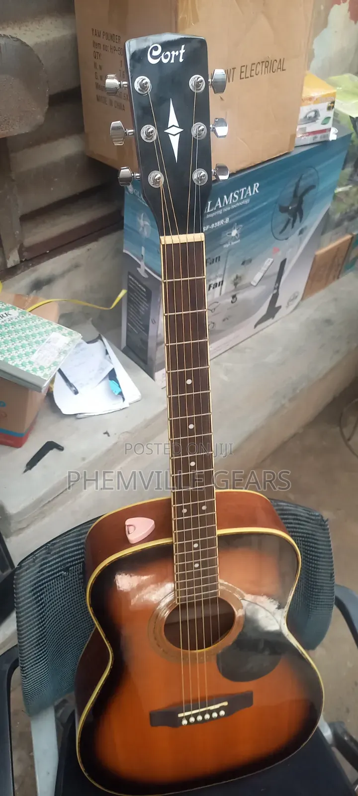 Clean Uk Used Cort Semi Acoustic Guitar