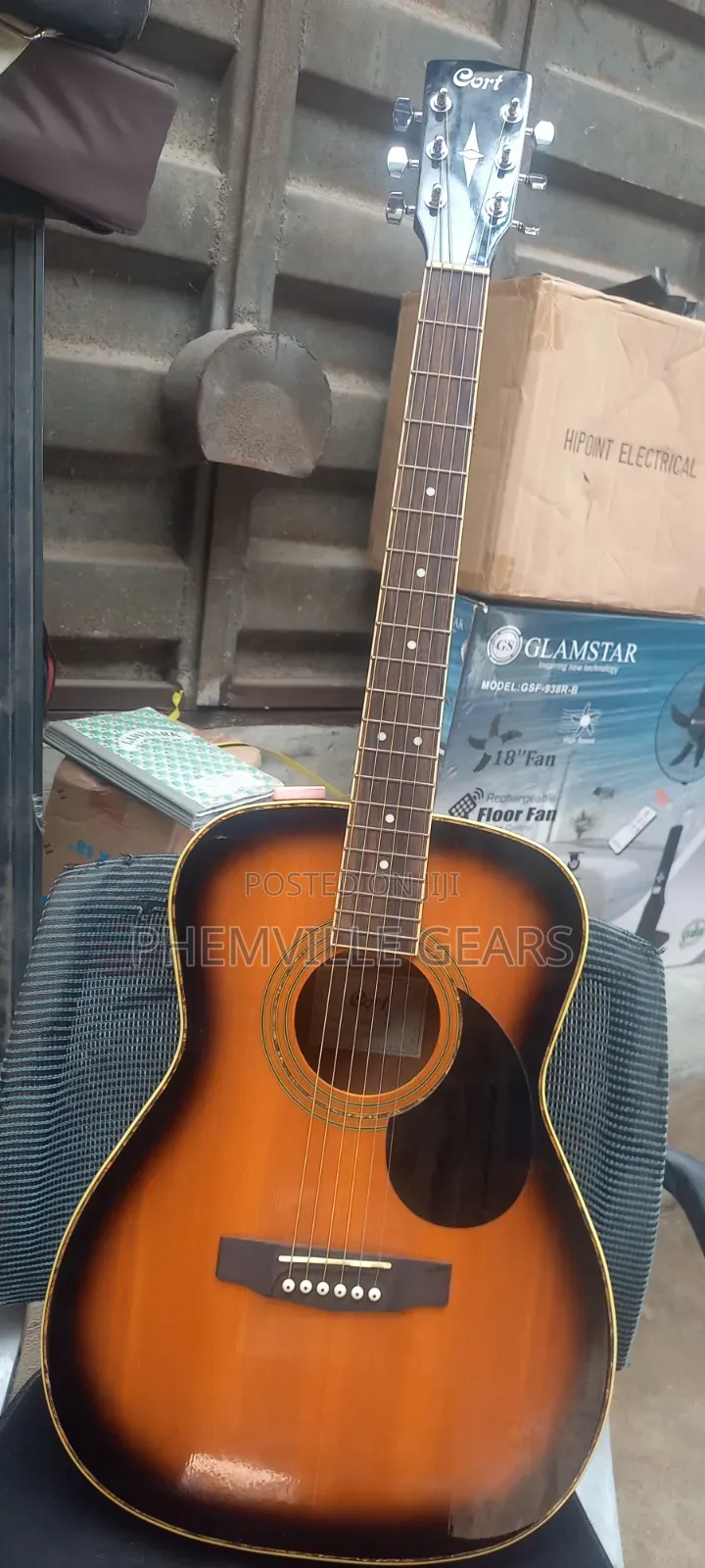 Clean Uk Used Cort Semi Acoustic Guitar