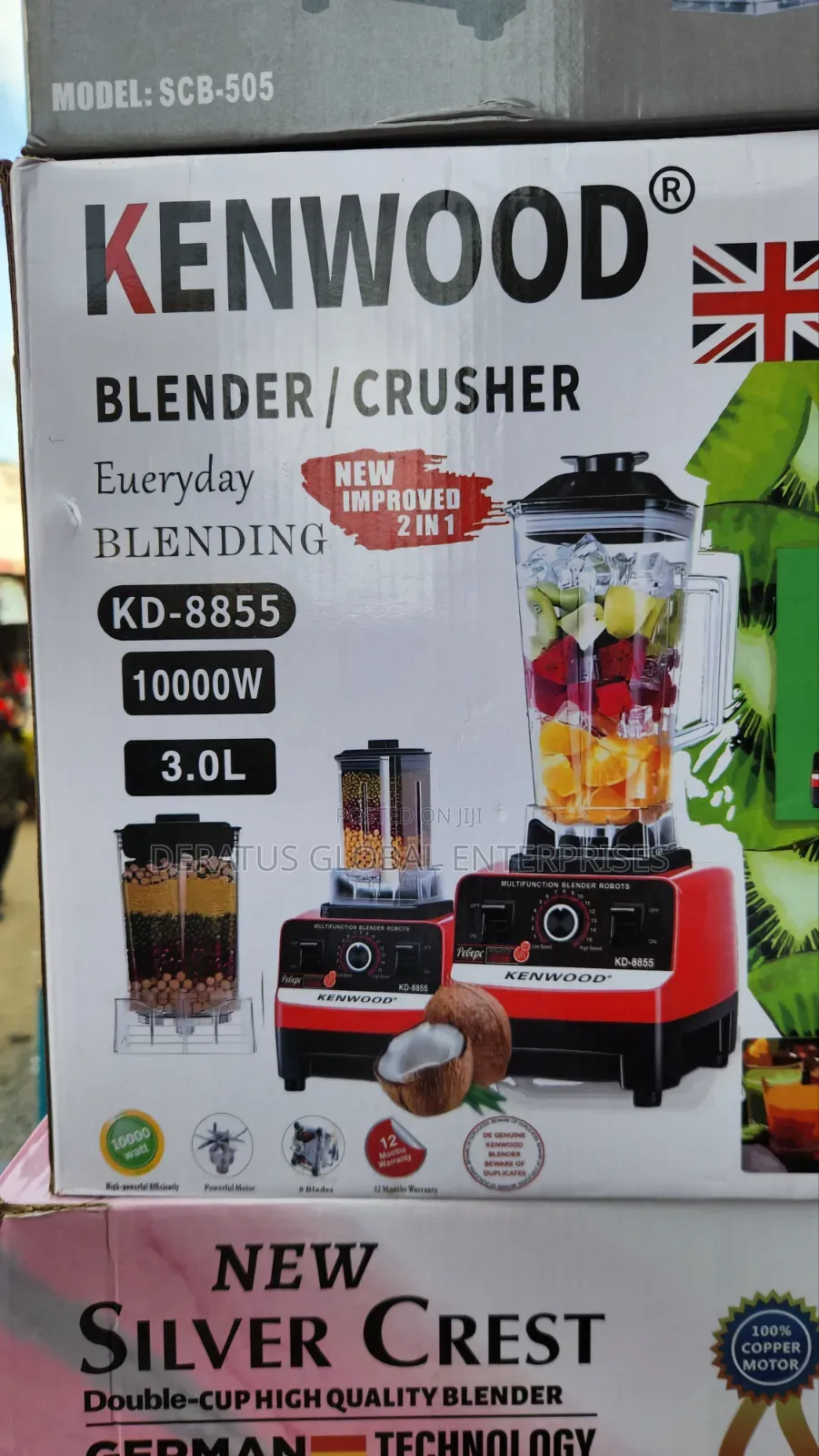 Kenwood Kd-8855 Blender /Crusher 3liters
