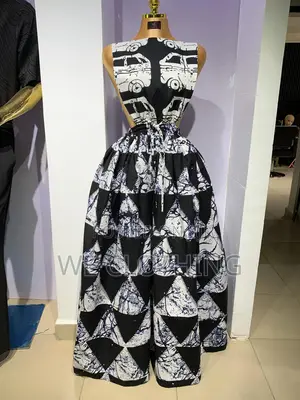 Elegant Black White Maxi Dress – Big Babe Premium Style