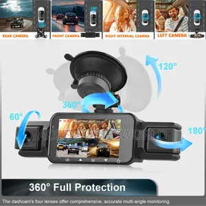 Multi-Ch 4-Channel 1080p Full Hd Dash Camera