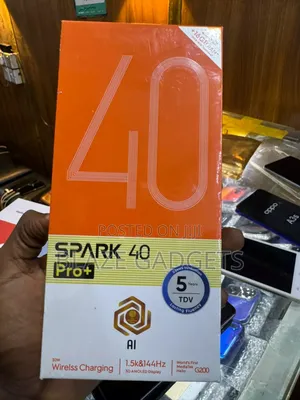 New Tecno Spark 40 Pro+ 256 GB Black