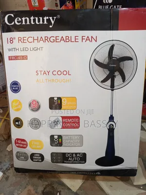 Century Rechargeable Digital Fan 18in