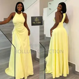 Elegance Flow” Halter Maxi Dress