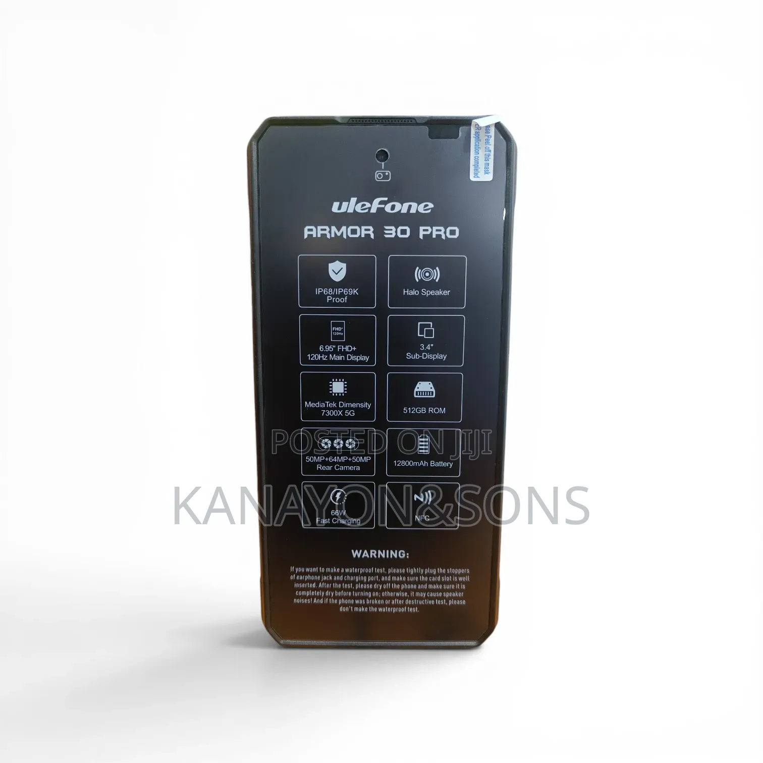 New Ulefone Armor 34+ 5G 512 GB Black
