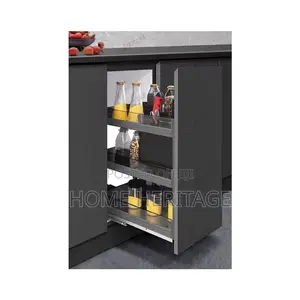 Pull Out Spice Rack – Space Saving Kitchen Organizer