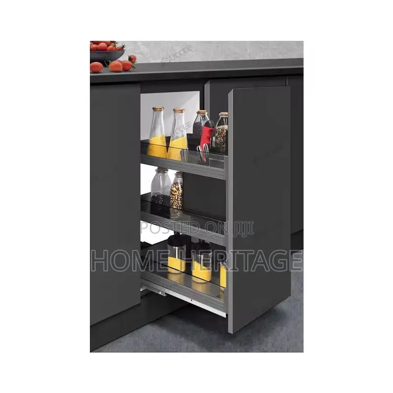 Pull Out Spice Rack – Space Saving Kitchen Organizer