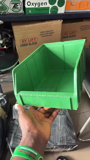 Green Plastic Industrial Storage Bin