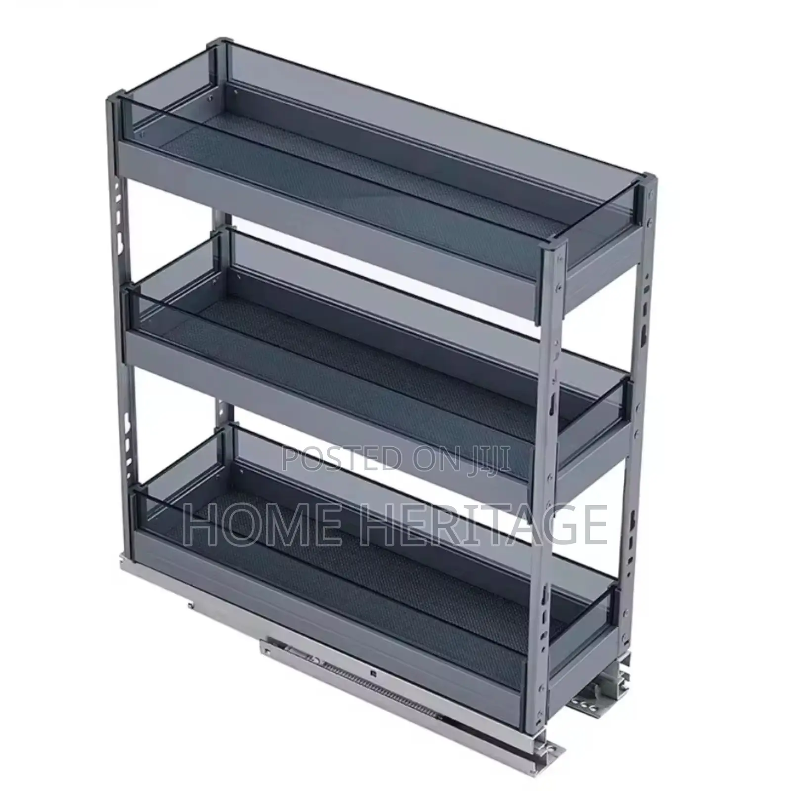 Pull Out Spice Rack – Space Saving Kitchen Organizer