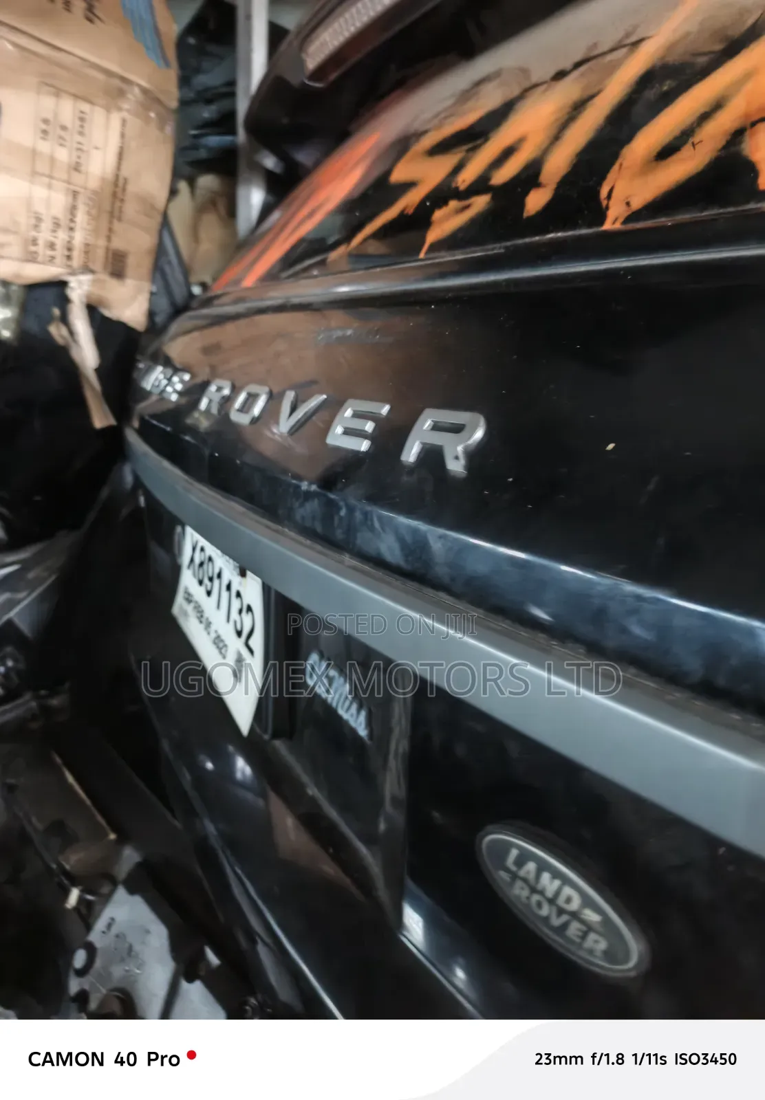 Range Rover Evoque Back Boot