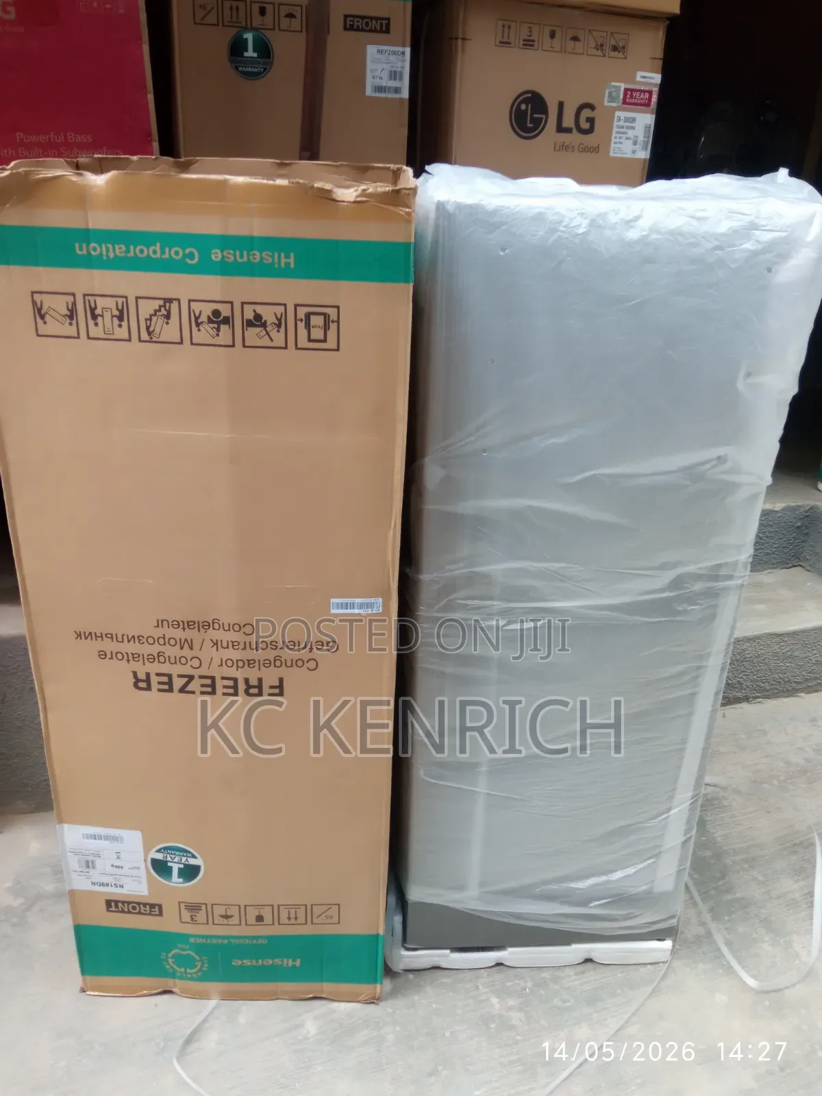 Hisense Icemaker Standing Freezer