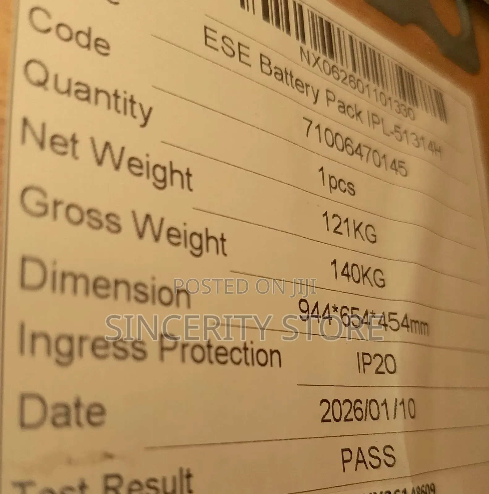16.076kwh 48v Battery