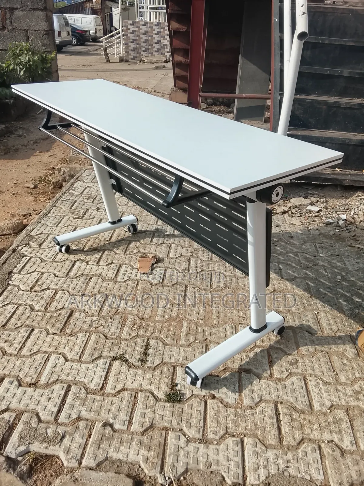 Foldable Top Training Table With Lockable Wheels 40cm/1.2mitre