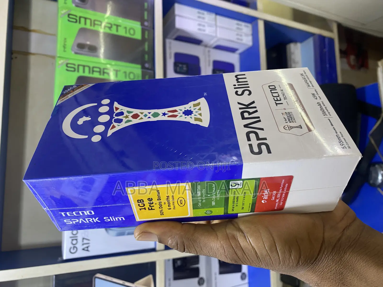 New Tecno Spark Slim 256 GB Black