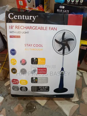 Century Rechargeable Digital Fan 18in