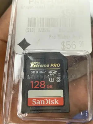Sandisk Extreme Pro 128gb 300mbs Memory Card