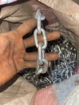 8mm Galvanized Steel Chain –Rust Resistant Barrier Demarcation Chain