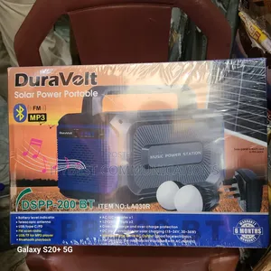 Duravolt 200wat Portable Solar Generator With 50wat Solar Panel
