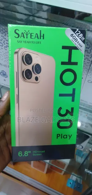 New Infinix Hot 30 Play 128 GB Black