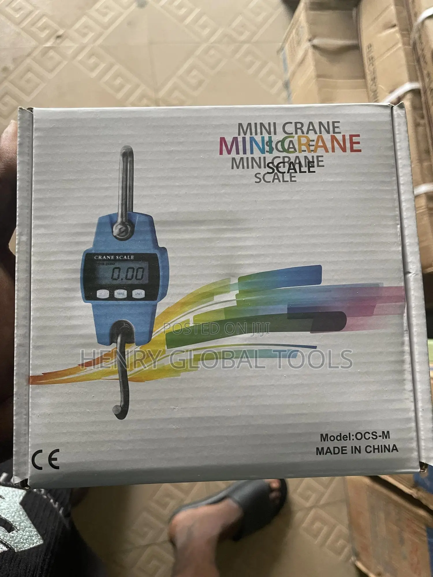 Mini Crane Measuring Scale Available