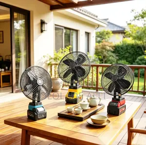 Lithium Electric Fan With Two Battery