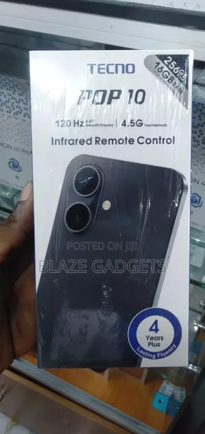 New Tecno Pop 10 128 GB Black