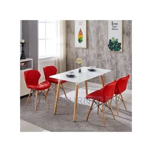 Multi Coloured Luxury Dining Set of Table Chairs