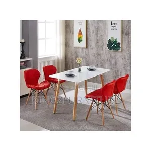 Multi Coloured Luxury Dining Set of Table Chairs