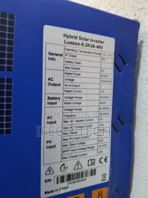 6.2kva 48volts Luxsun Hybrid Inverter