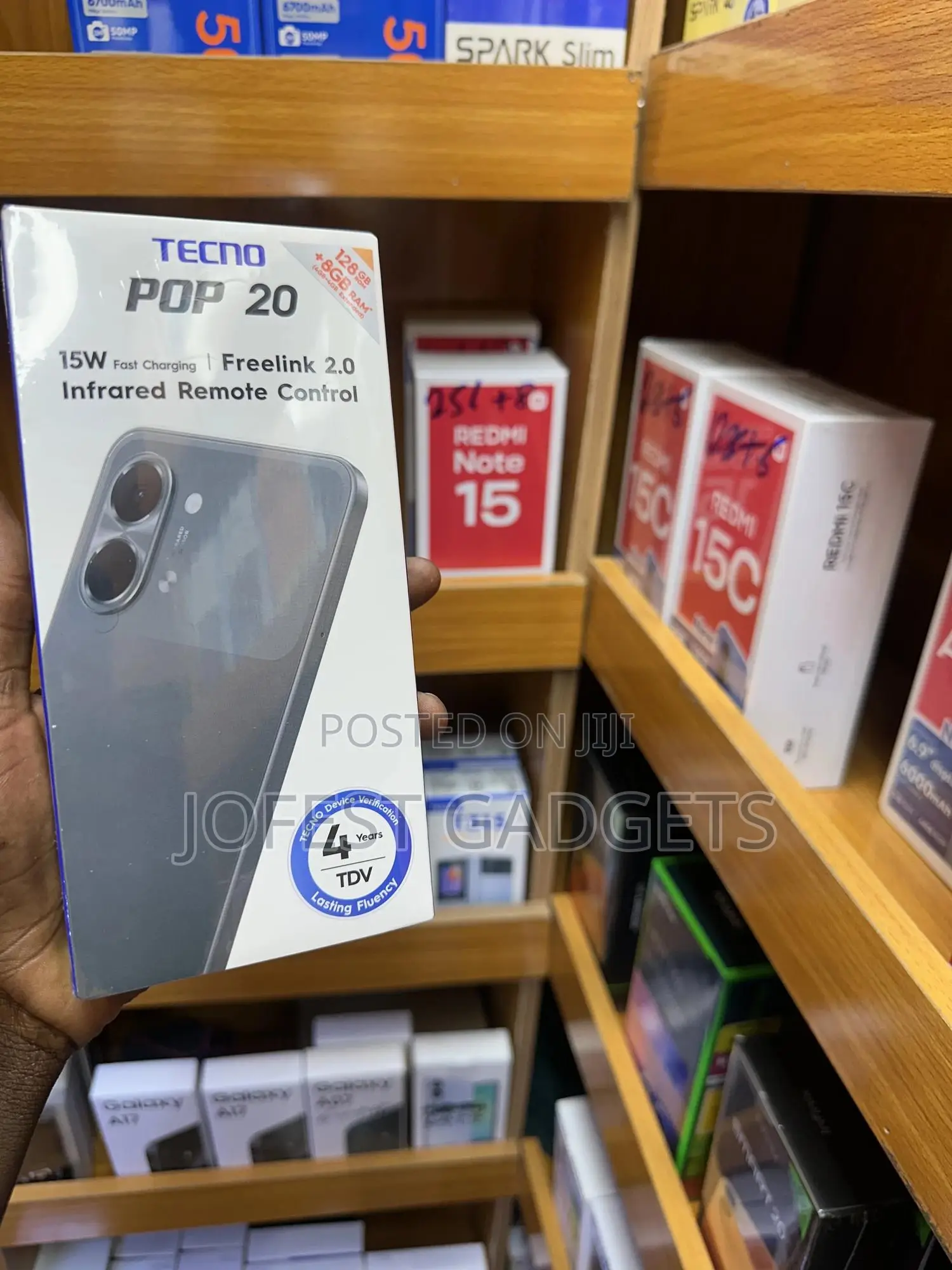 New Tecno Pop 20 128 GB Black