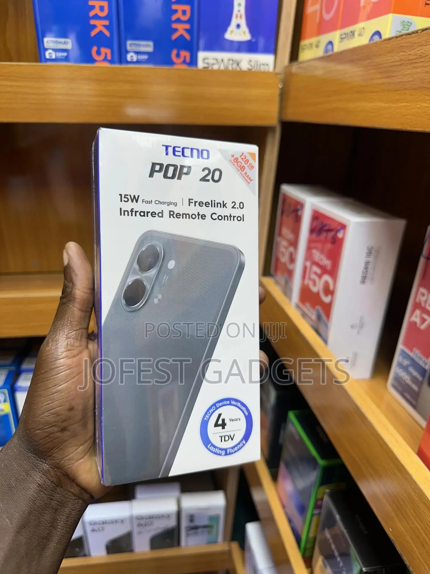 New Tecno Pop 20 128 GB Black
