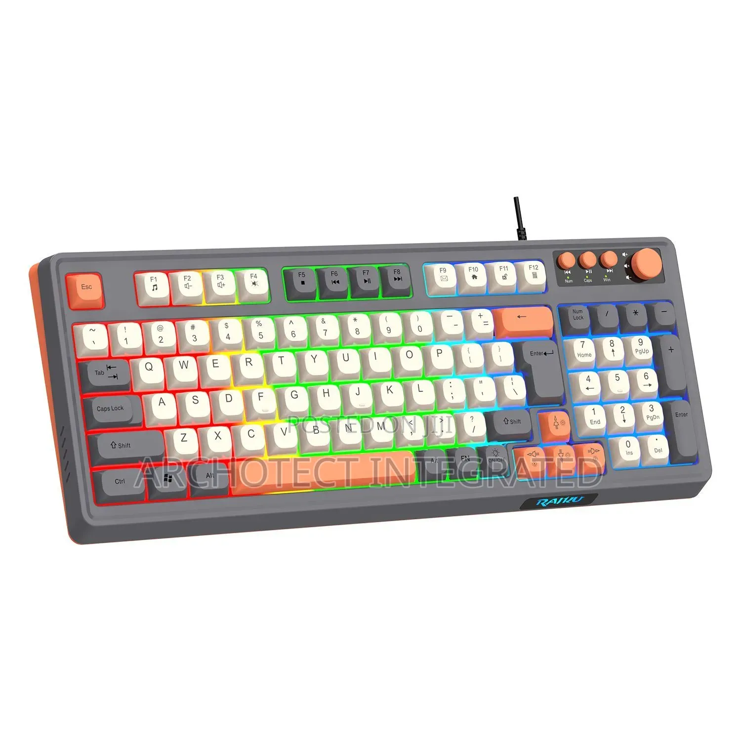 Raiku Wired Gaming Keyboard and Mouse