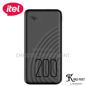 Itel 20000mah Star- 200 Fast- Charging Power Bank With Led Torch