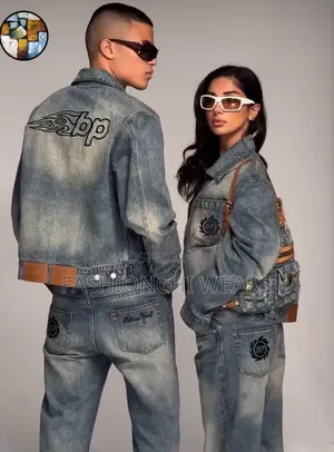 High Quality Mens Denim Two Piece