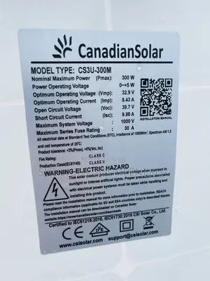 300w Canadian Solar Panels