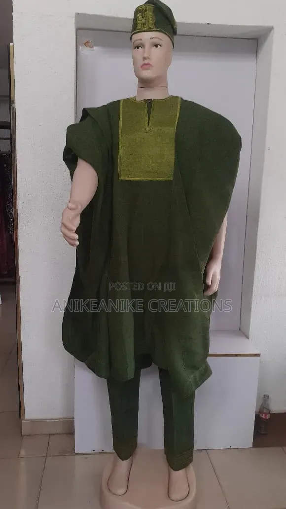 Asooke Dansiki Set, Available In Sizes