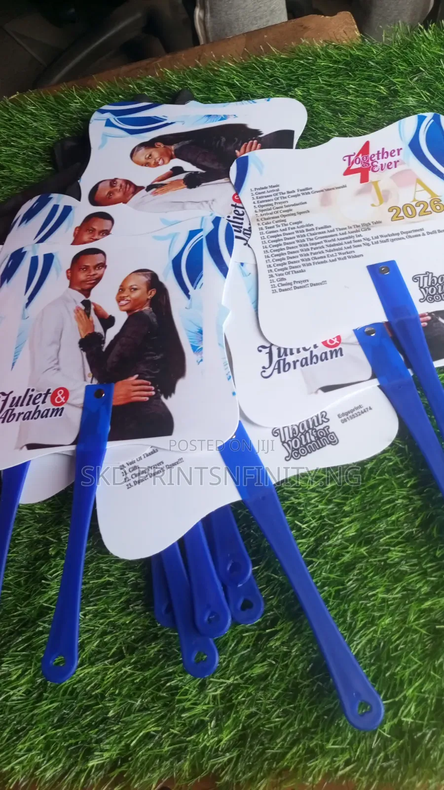 PVC Hand Fan, Program