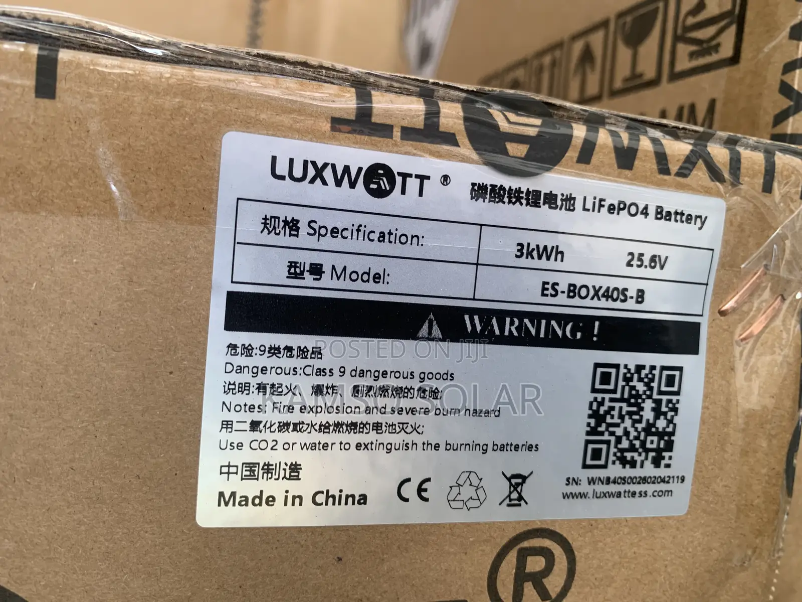 3kwh 24v Luxwatt Lithum Battery