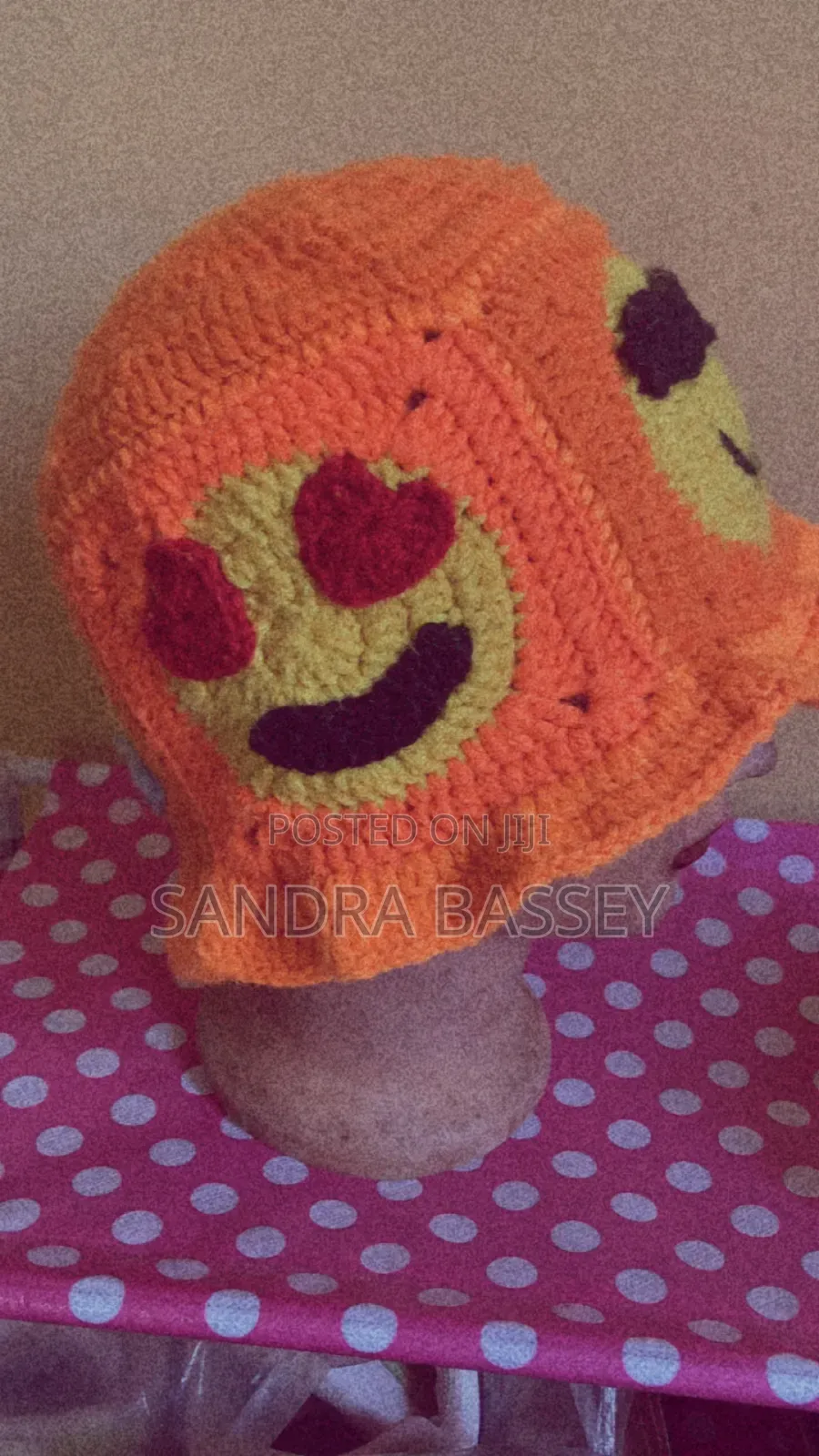 Crochet Emoji Hat