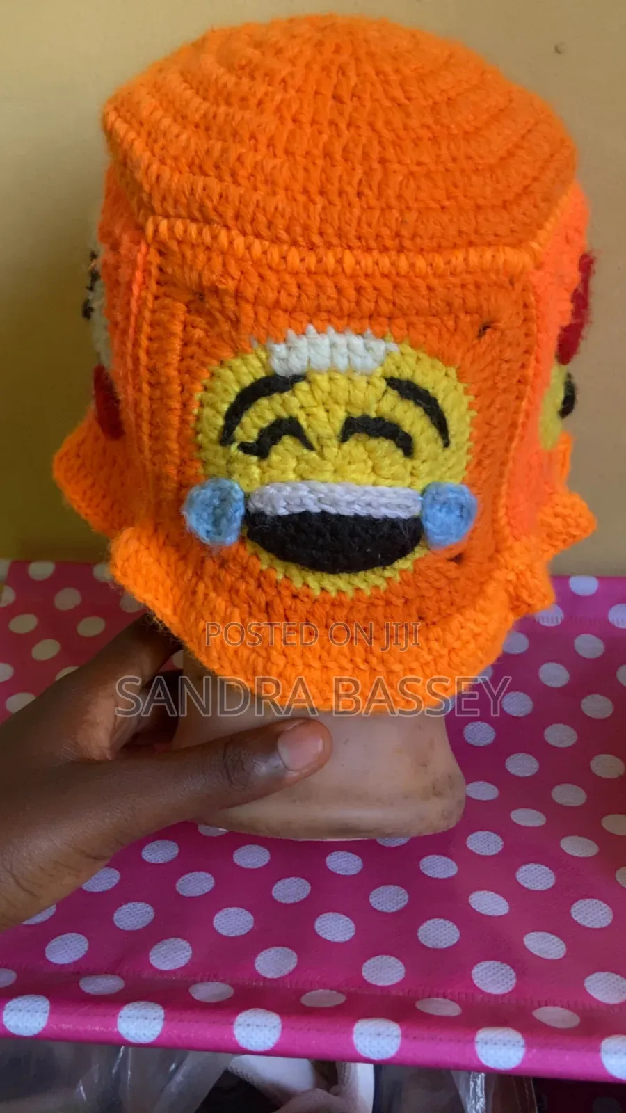 Crochet Emoji Hat