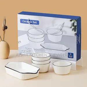 5pcs Exquisite Ceramic Suit