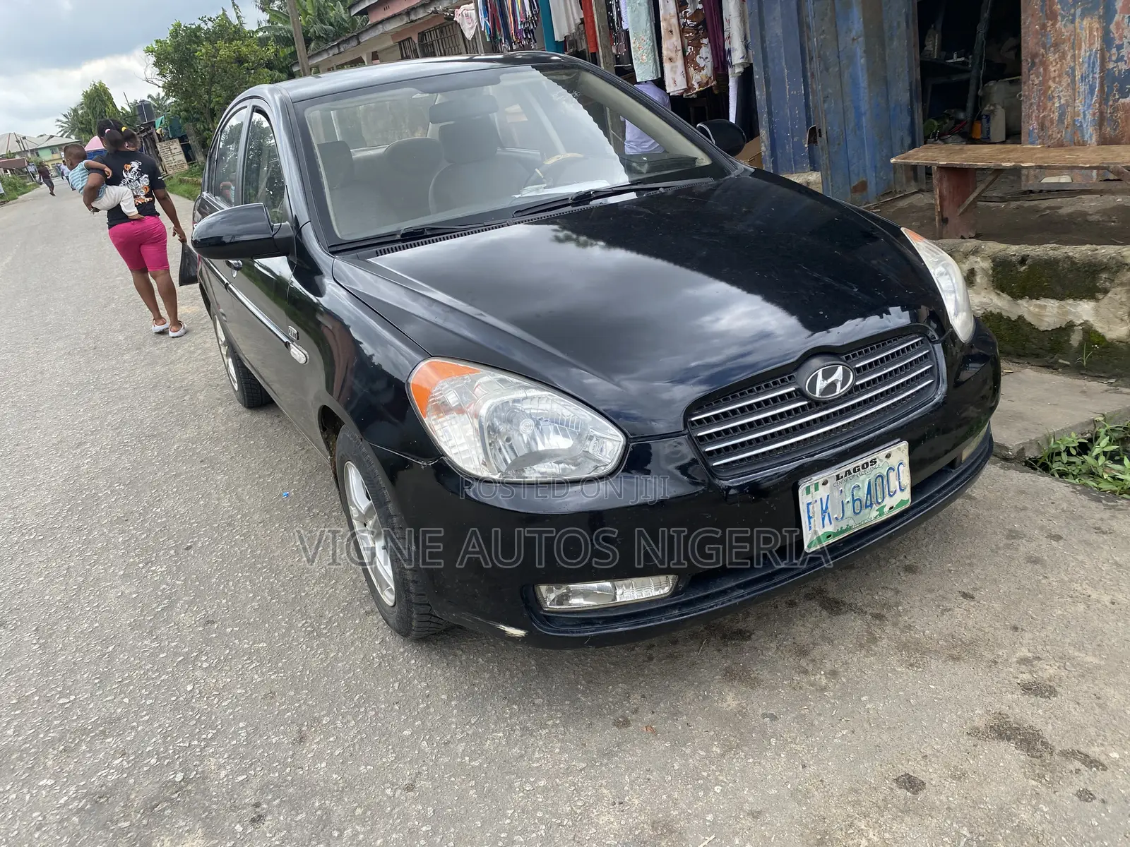 Hyundai Accent 1.3 GLS Automatic 2007 Black
